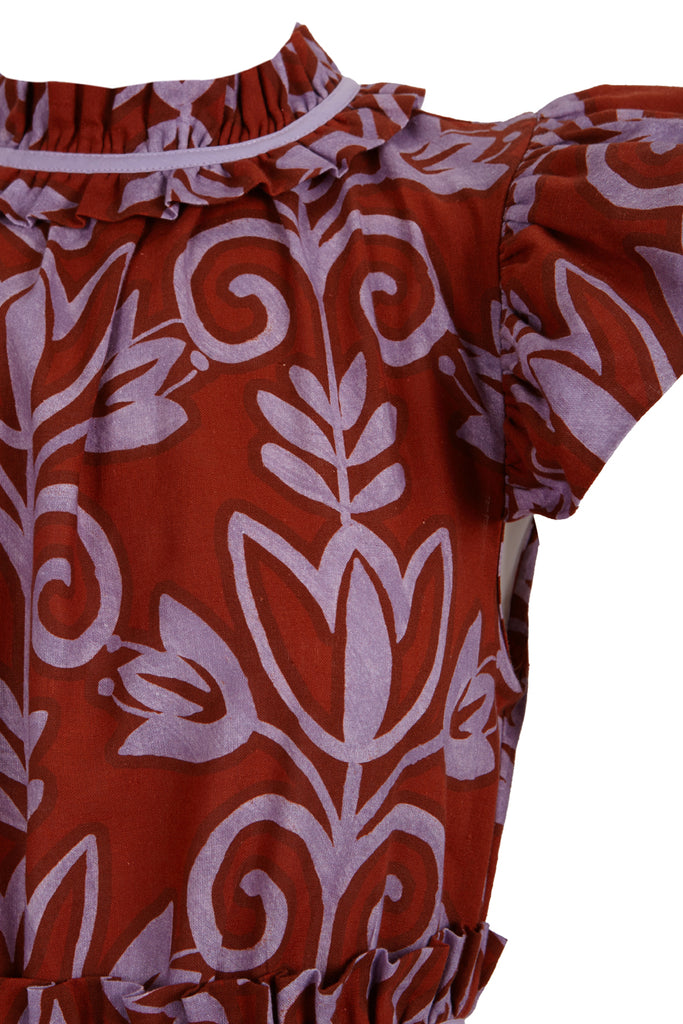 PORTOCARRO RUFFLE DRESS